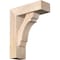 Ekena Millwork Olympic Block Smooth Bracket w/ Offset Brace, Douglas Fir, 5 1/2"W x 16"D x 20"H BKT0604X16X20OLY05SDF - alternate 1